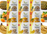 freeze dried fruit snack variety combo family pack mangoes pineapples bananas addtive-free paleo vegan healthy wholesome wholesale bulk