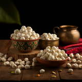 Indus Farms Superfoods Makhana (Popped Water Lily Seeds), GMO-Free, Vegan, Dry-Roasted, Unflavored