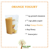 Indus Farms Superfoods Orange Fruit Powder, 100% Natural, GMO-Free, Gluten-Free, Vegan, No Refined Sugars