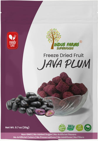 100% Pure Freeze Dried Java Plum (Multi-Pack), Ready-to-Eat, GMO-Free, Paleo, Vegan, No Refined Sugars