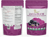 Indus Farms Superfoods Freeze Dried Java Plum Fruit Powder, 100% Pure, GMO-Free, Gluten-Free, Vegan