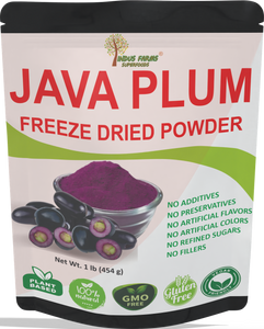 freeze dried java plum fruit powder indus farms wholesale bulk