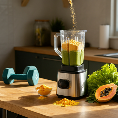 Indus Farms Superfoods Freeze Dried Papaya Fruit Powder, GMO-Free, Additive-Free, Vegan