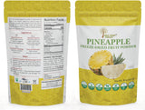 Indus Farms Superfoods Freeze Dried Pineapple Fruit Powder, Additive-Free, GMO-Free, 100% Natural, Vegan