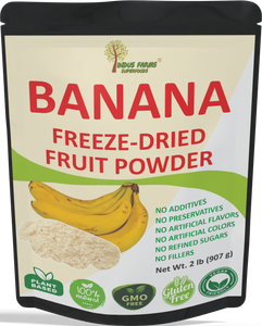 freeze dried banana fruit powder vegan additive-free organic wholesale bulk