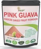 Indus Farms Superfoods Freeze Dried Pink Guava Fruit Powder, 100% Pure & Natural, Additive-Free, GMO-Free, Vegan