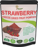 Indus Farms Superfoods Freeze Dried Strawberry Fruit Powder, 100% Pure, GMO-Free, Additive-Free, Vegan