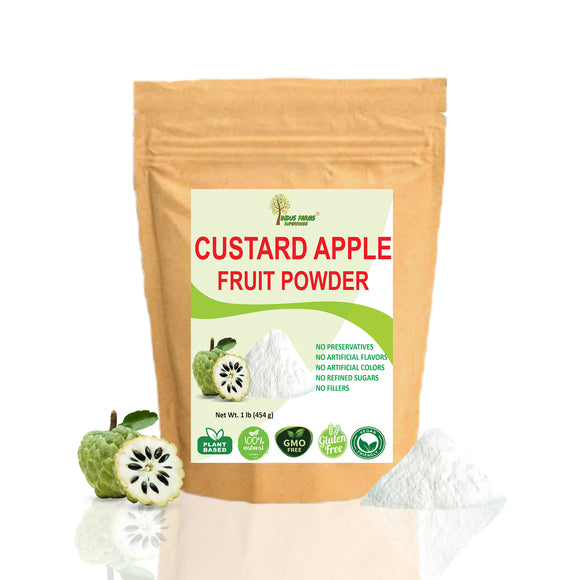 indus farms custard apple sitafal fruit powder sugar substitute