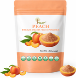 Indus Farms Superfoods Freeze Dried Peach Fruit Powder, 100% Pure, GMO-Free, Additive-Free, Vegan
