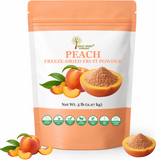 Indus Farms Superfoods Freeze Dried Peach Fruit Powder, 100% Pure, GMO-Free, Additive-Free, Vegan