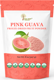 Indus Farms Superfoods Freeze Dried Pink Guava Fruit Powder, Additive-Free, GMO-Free, Vegan