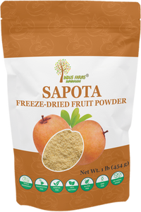 Indus Farms Superfoods Freeze Dried Sapota Fruit Powder, 100% Pure, Additive-Free, GMO-Free, Vegan