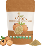 Indus Farms Superfoods Freeze Dried Sapota Fruit Powder, 100% Pure, Additive-Free, GMO-Free, Vegan