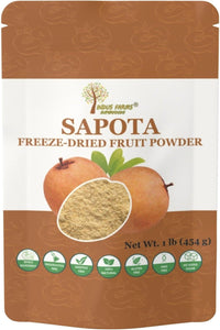 Indus Farms Superfoods Freeze Dried Sapota Fruit Powder, 100% Pure, Additive-Free, GMO-Free, Vegan