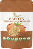 Indus Farms Superfoods Freeze Dried Sapota Fruit Powder, 100% Pure, Additive-Free, GMO-Free, Vegan