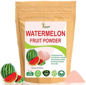 Indus Farms Superfoods Watermelon Fruit Powder, 100% Natural, GMO-Free, Vegan