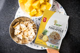 Indus Farms Superfoods Freeze Dried Pineapples (Multi-Pack), On-the-Go Healthy Snack, Additive-Free, GMO-Free, No Added Sugars, Paleo, Vegan, No Preservatives