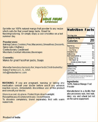 Indus Farms Natural Mango Fruit Powder